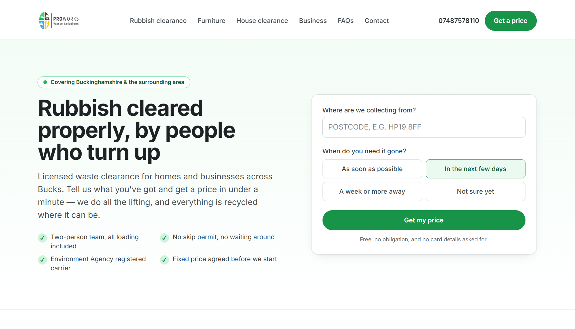 Waste solution website